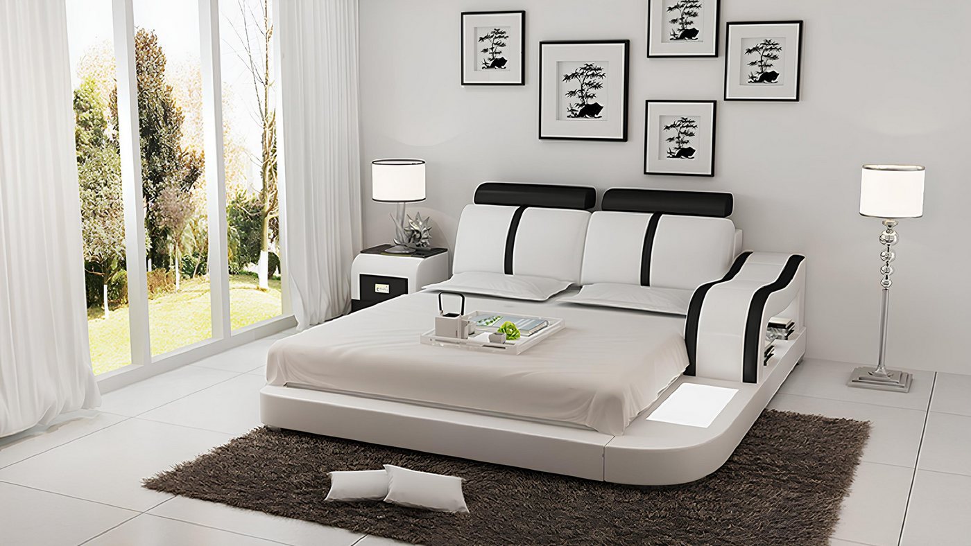 JVmoebel Bett Luxus Schlaftraum – Modernes Boxspringbett für Designhotels (Bett), Made in Europa von JVmoebel