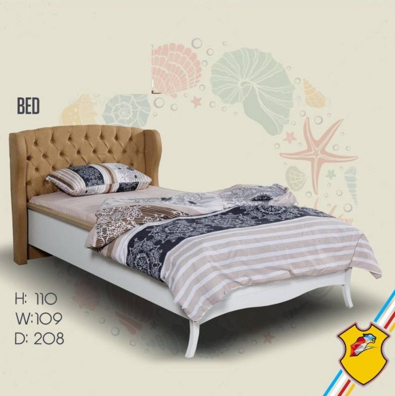 JVmoebel Bett Modernes Jugendzimmer Bett aus Holz in Braun (Bett), Made in Europa von JVmoebel