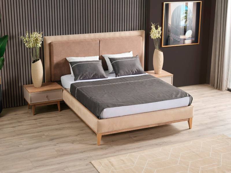 JVmoebel Bett Modernes Bett mit elegantem Design und Bettkasten – SOFORT (Bett), Made in Europa von JVmoebel