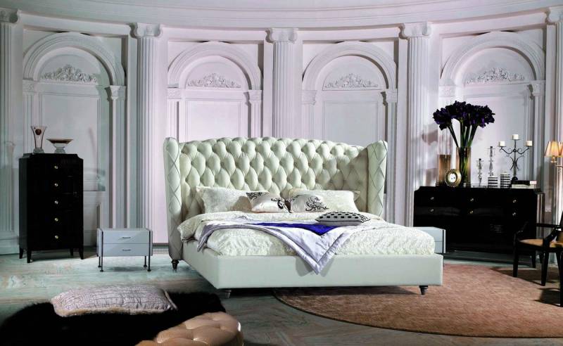 JVmoebel Bett POLSTERBETT LEDERBETT BETT BETT MODELL S-9231 160/180/200X220CM (BETT MODELL " NO.S-9231), Made in Europa von JVmoebel