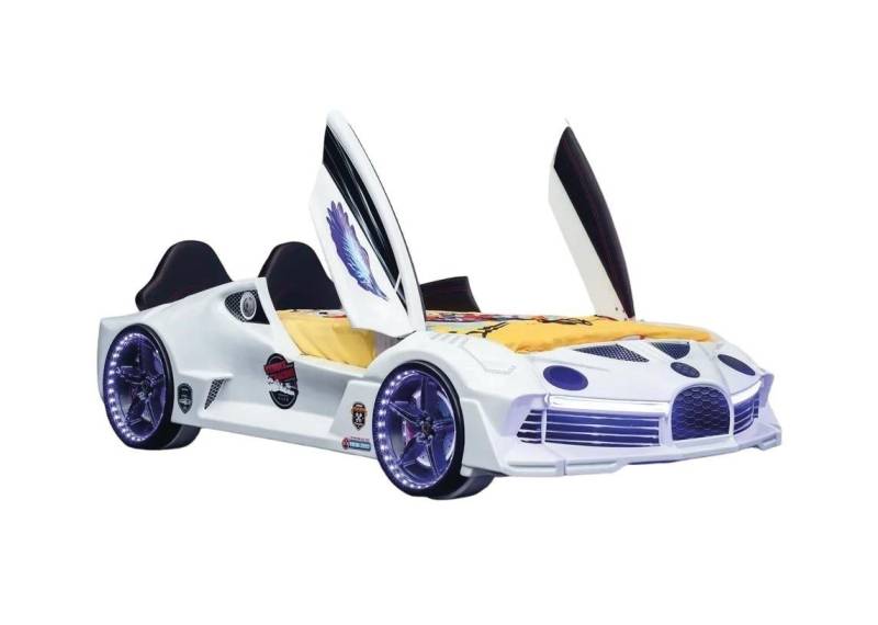 JVmoebel Bett Rennwagen Auto Bett mit Matratze Autobett Kinderzimmer Betten Möbel (KINDERBETT), Made in Europa von JVmoebel