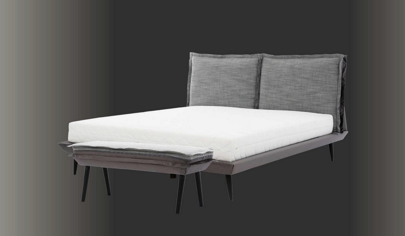 JVmoebel Bett Stylisches Schlafzimmermöbel Set in modernem Grau und Luxusdesign, Made in Europa JVmoebel Bett Stylisches Schlafzimmermöbel Set in modernem Grau und Luxusdesign, Made in Europa von JVmoebel