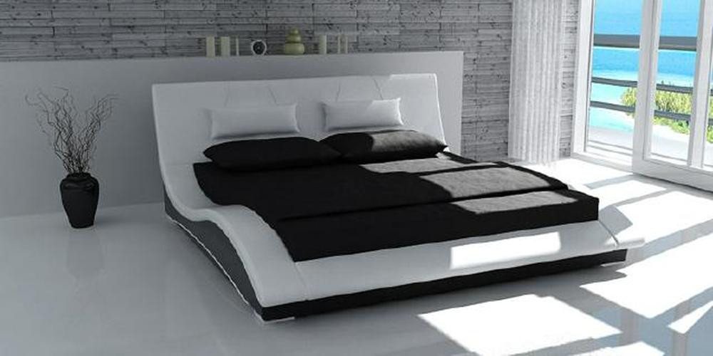 Taschenfederkernmatratze Wasserbett Bett Polsterbett mit Matratze Neu SWING Betten Komplett, JVmoebel, (Wasserbett Bett Betten - SWING), Made in Europa von JVmoebel