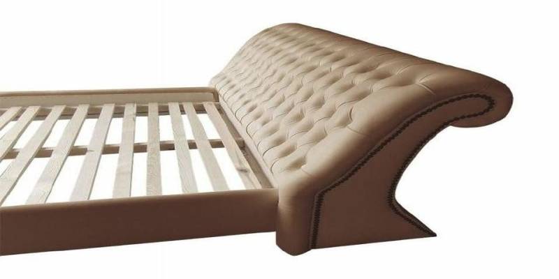 JVmoebel, Wasserbett Chesterfield Lederbett Bett Wasser Polster Doppel Wasserbett, (1-tlg., Bett), Made in Europa von JVmoebel