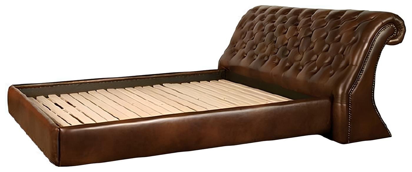 JVmoebel, Wasserbett Chesterfield Lederbett Bett Wasser Polster Doppel Wasserbett, (1-tlg., Bett), Made in Europa von JVmoebel