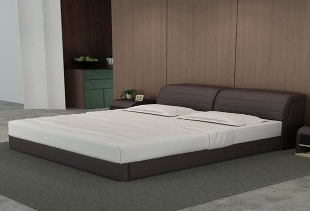 JVmoebel Bett Wasserbett Hotel Doppel Bett Betten Komplett Lederbett Polsterbett (Wasserbett LB8827), Made in Europa von JVmoebel