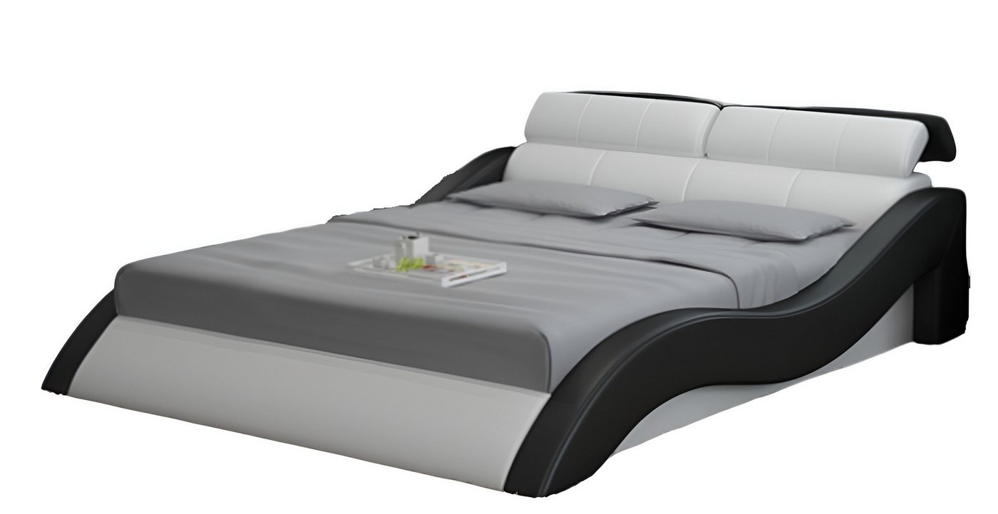 JVmoebel Bett Wasserbett Hotel Doppel Bett Betten Komplett Lederbett Polsterbett (Wasserbett LB8828), Made in Europa von JVmoebel