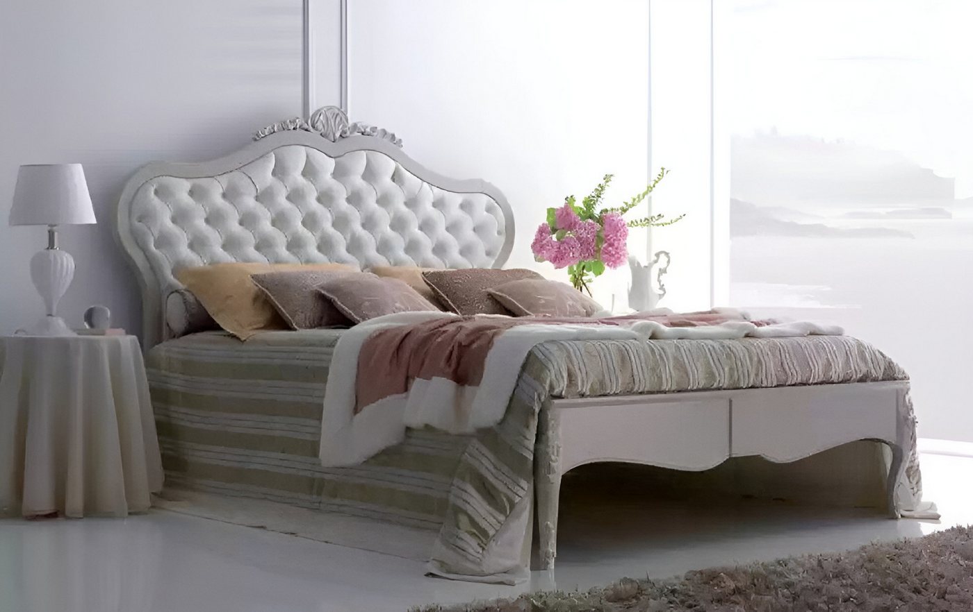 JVmoebel Bett Möbel Design Luxus Doppelbett Klassische Luxus Schlafzimmer Holz Neu (1-tlg., 1x Bett), Made in Italy von JVmoebel