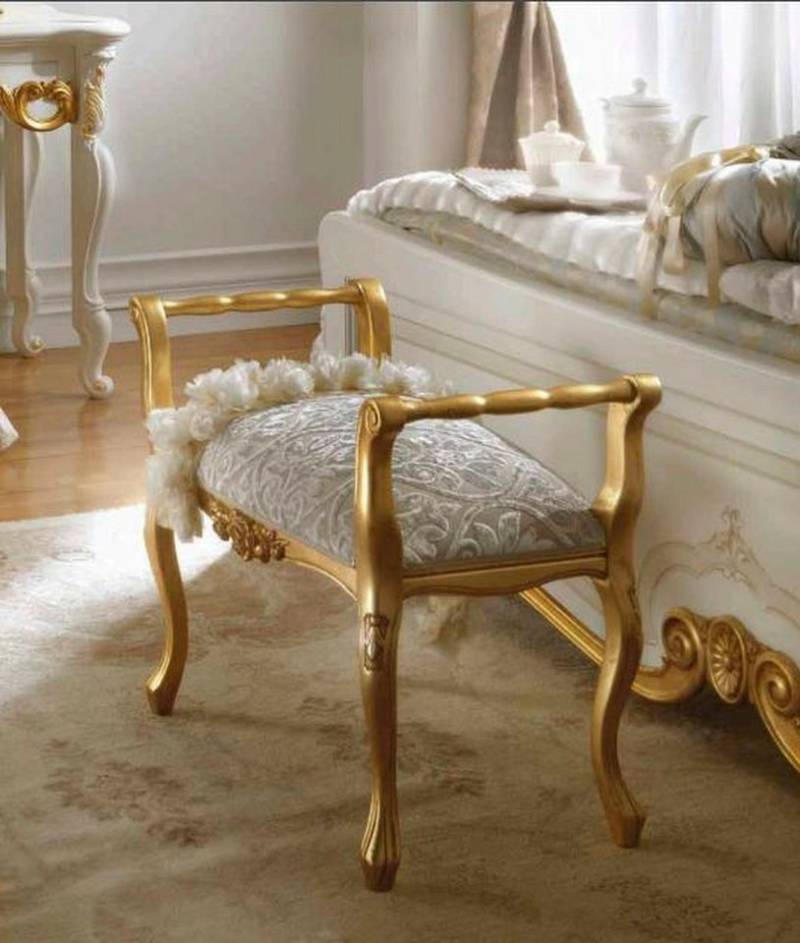 JVmoebel Bettbank Eleganter Sitzhocker Ottomane Beistellbanco Chaiselounge, Made in Europa JVmoebel Bettbank Eleganter Sitzhocker Ottomane Beistellbanco Chaiselounge, Made in Europa von JVmoebel