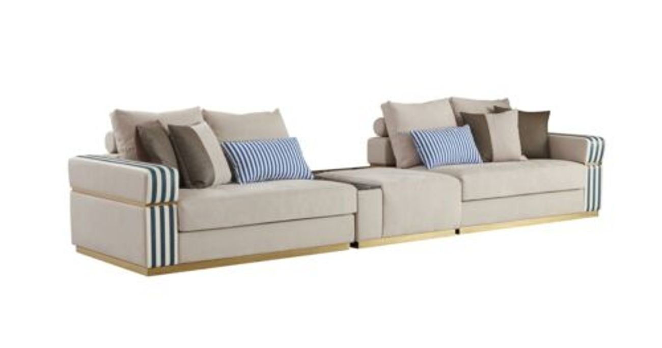 JVmoebel Big-Sofa, Sofa xxl Beige Wohnzimmer Modern Design Couchen Sofas Neu Kreative von JVmoebel