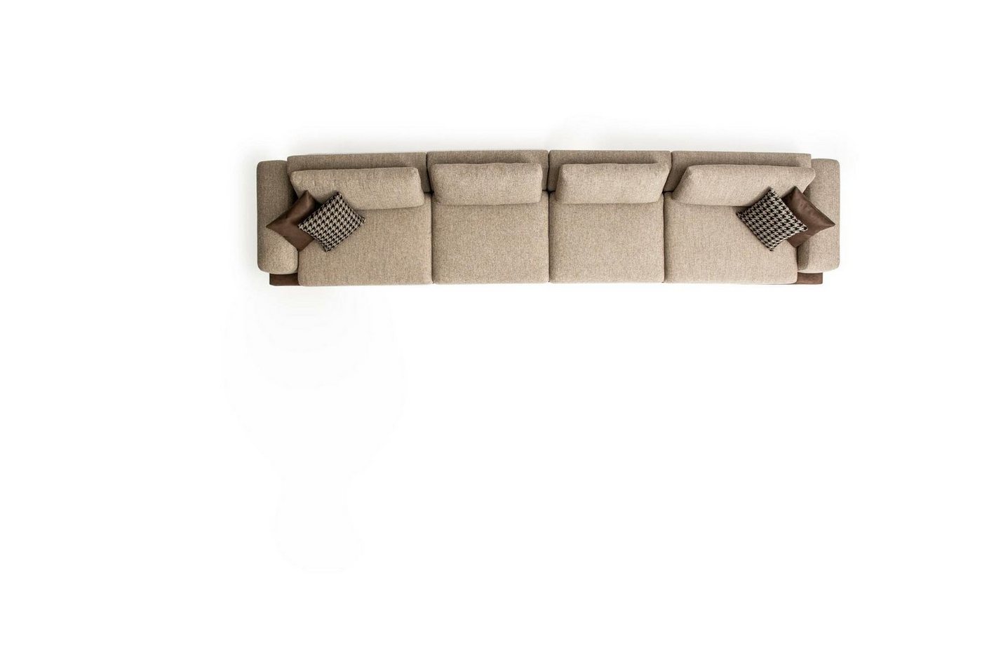 JVmoebel Big-Sofa Großes Beiges Sofa Polstermöbel Sechssitzer Designer Textil, 4 Teile, Made in Europe von JVmoebel