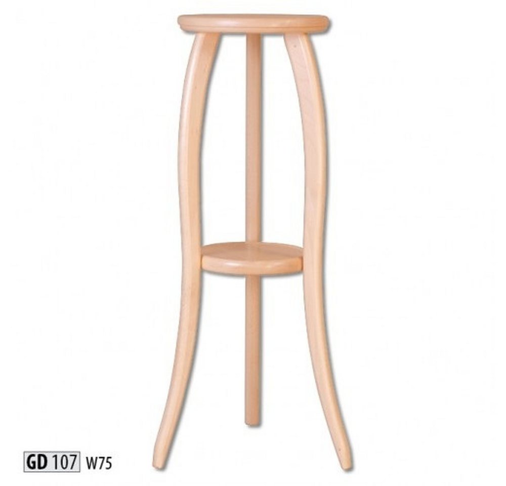 JVmoebel Blumenständer Handgefertigter Holzständer aus echtem Holz in Braun, Made in Europa von JVmoebel