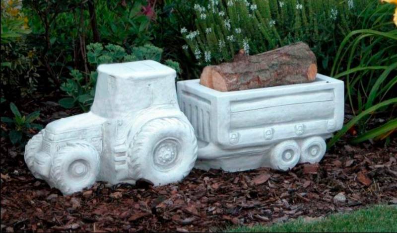 JVmoebel Blumentopf Blumenkübel Pflanz Kübel Dekoration Figur Garten Vasen Gefäss, Made in Europa von JVmoebel