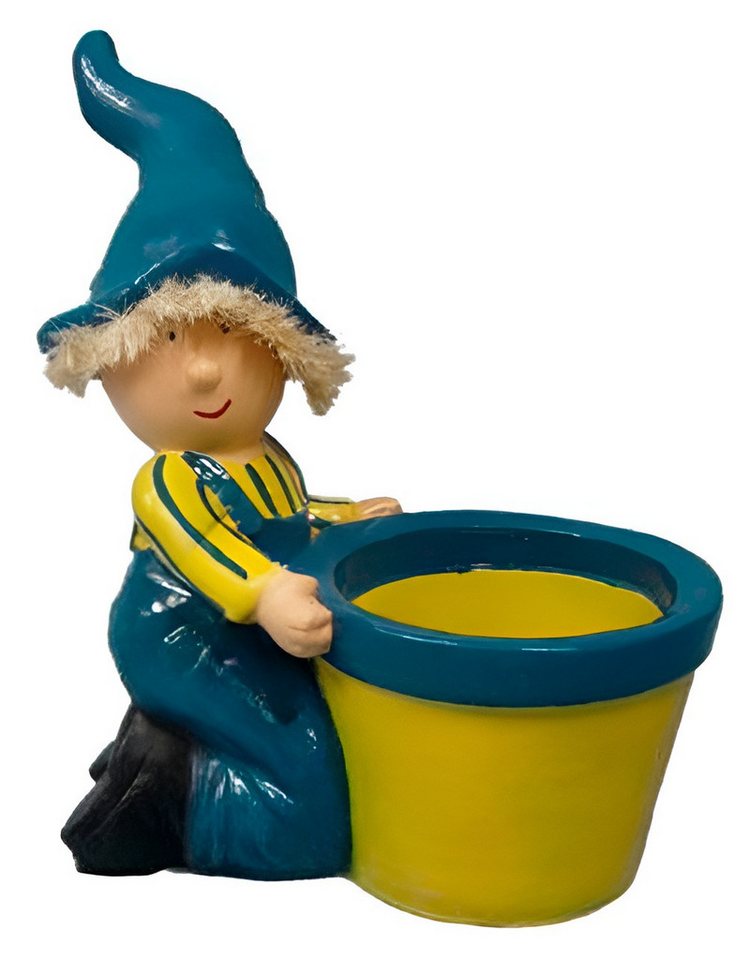 JVmoebel Blumentopf Vase Statuen Figur Blumenvase Vase Decovase Blumentopf Dekoration (Blumentopf Material : Kunststoff 48 cm Höhe), Made in Europa von JVmoebel