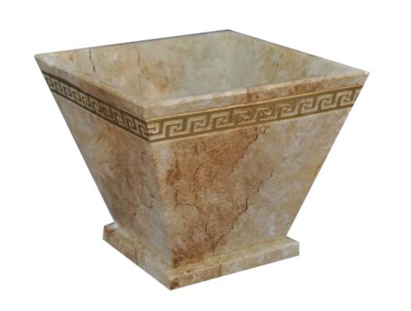 JVmoebel Blumentopf XXL Big Vase Design Medusa Antik Stil Blumen Vasen Schale Deko 0881, Made in Europa von JVmoebel