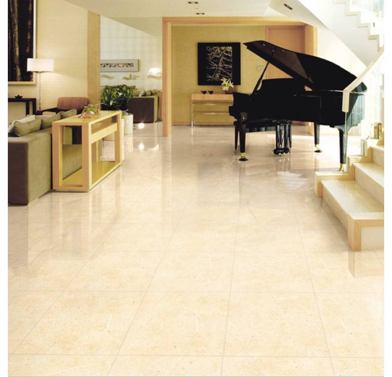 JVmoebel Bodenfliese Echte Marmor-Natursteinfliesen in Beige für edle Böden, Beige, Made in Europa von JVmoebel