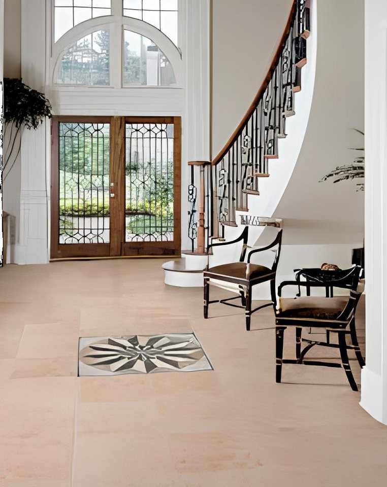 JVmoebel Bodenfliese Marmor Fliesen Naturstein Belag Crema Marfil für Boden 43m², Marmor, Beige, Marmor Beige, Made in Europa von JVmoebel