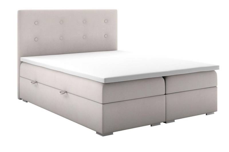 JVmoebel Boxspringbett Boxspring Hotel Doppelbett Matratze mit Topper Komplettset, Made in Europa JVmoebel Boxspringbett Boxspring Hotel Doppelbett Matratze mit Topper Komplettset, Made in Europa von JVmoebel