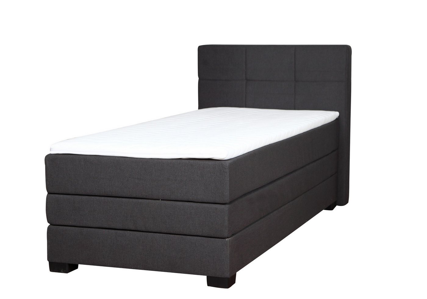 JVmoebel Boxspringbett Boxspringbett mit Bettkasten - Komfortables Hotelbett, Made in Europa von JVmoebel