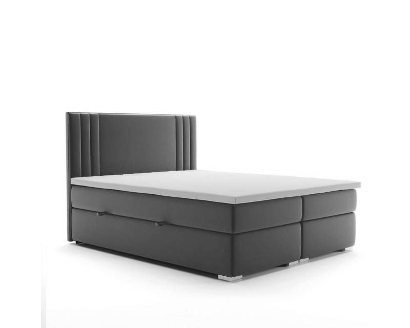 JVmoebel Boxspringbett Komplettes Boxspringbett Doppel im Hotel-Stil mit Matratze & Topper, Made in Europa JVmoebel Boxspringbett Komplettes Boxspringbett Doppel im Hotel-Stil mit Matratze & Topper, Made in Europa von JVmoebel