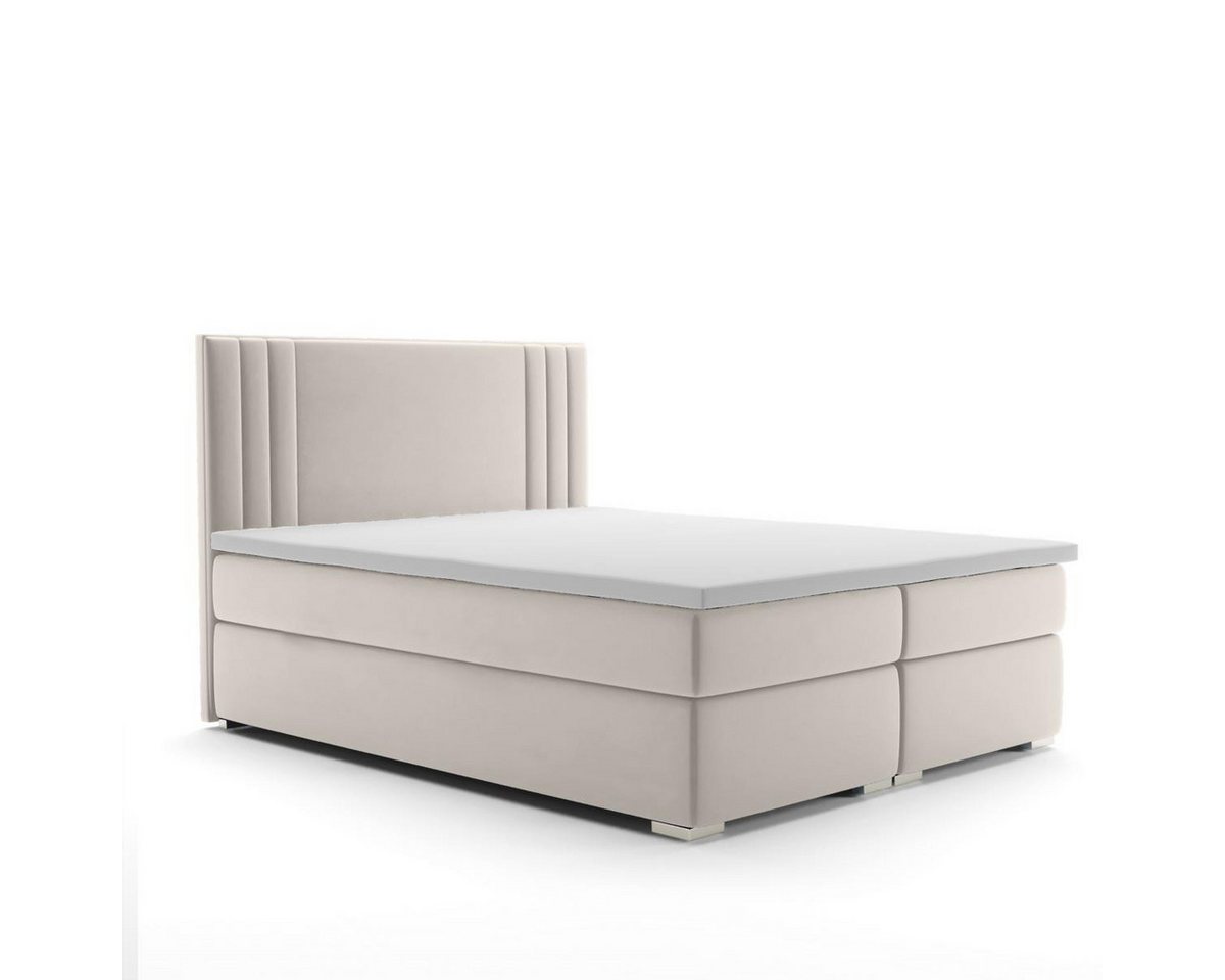 JVmoebel Boxspringbett Luxuriöses Boxspringbett für Hotel-Atmosphäre im Doppelbett-Design, Made in Europa JVmoebel Boxspringbett Luxuriöses Boxspringbett für Hotel-Atmosphäre im Doppelbett-Design, Made in Europa von JVmoebel