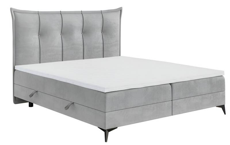 JVmoebel Boxspringbett Luxuriöses modernes Boxspringbett für das Schlafzimmer, Textil Design (Boxspringbett), Made in Europa von JVmoebel