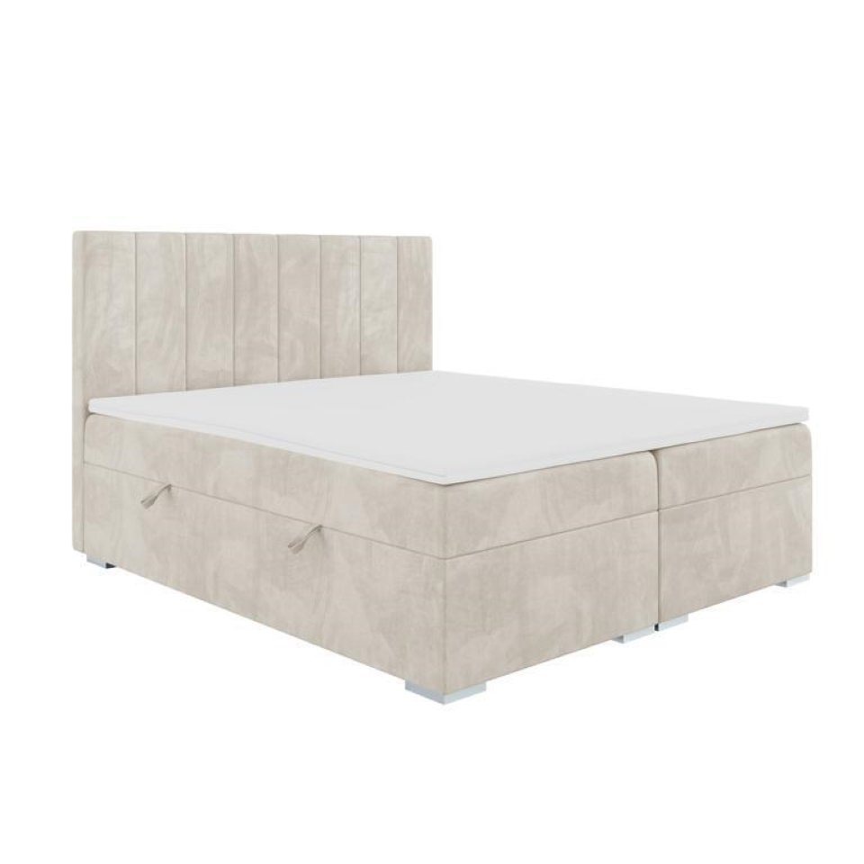 JVmoebel Boxspringbett Luxus Bett Polstermöbel Schlafzimmer Boxspringbett Design Doppelbett, Made in Europa von JVmoebel