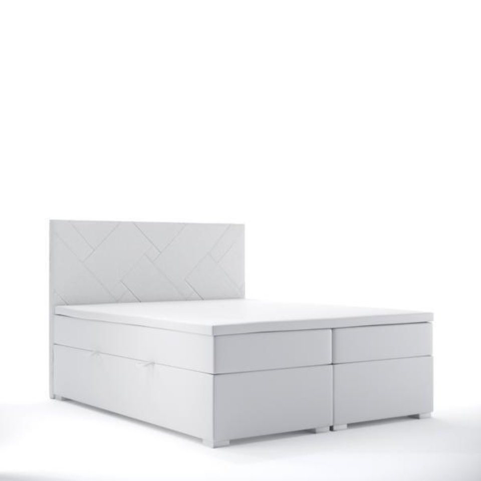 JVmoebel Boxspringbett Luxus Designer Schlafzimmer Polstermöbel Doppelbett Boxspringbett, Made in Europa von JVmoebel