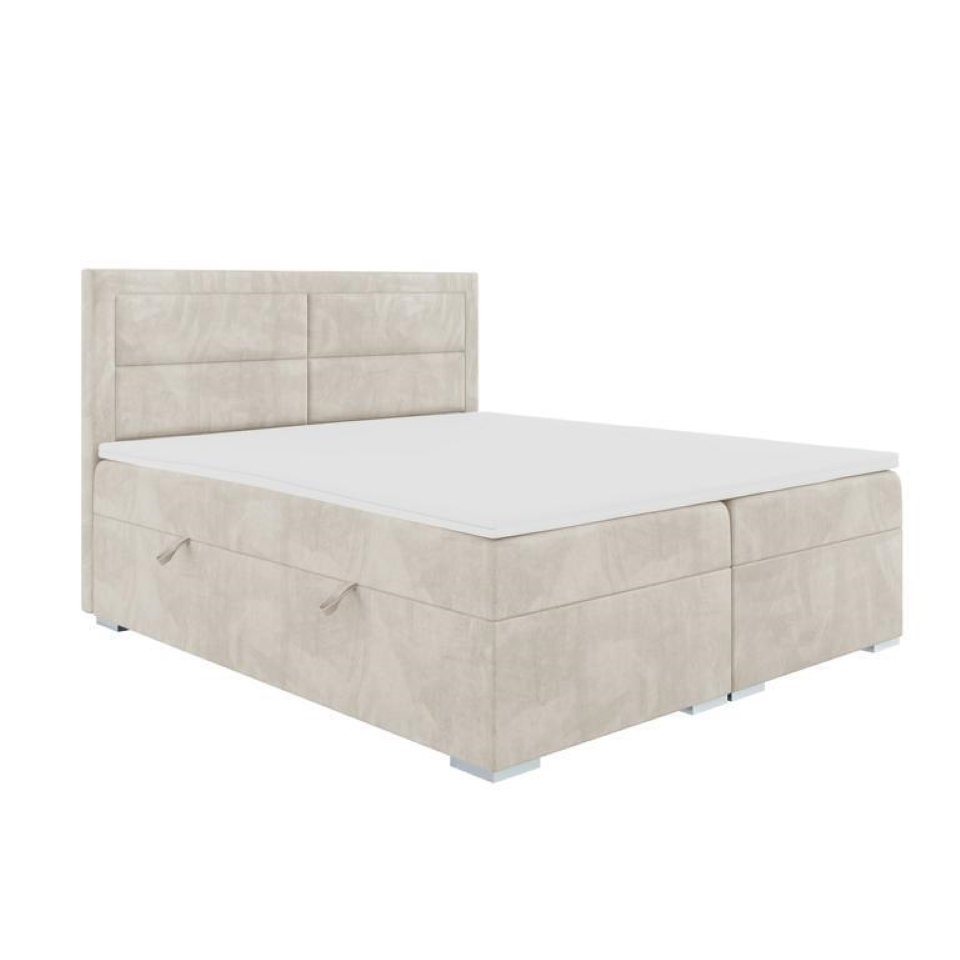 JVmoebel Boxspringbett Luxus Schlafzimmer Doppel Polsterbett Modern Möbel Boxspringbett, Made in Europa von JVmoebel