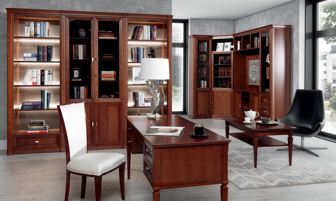 JVmoebel Bücherregal Eleganter Vitrinenschrank aus Glas – modernes Wandregal, Made in Europa JVmoebel Bücherregal Eleganter Vitrinenschrank aus Glas – modernes Wandregal, Made in Europa von JVmoebel