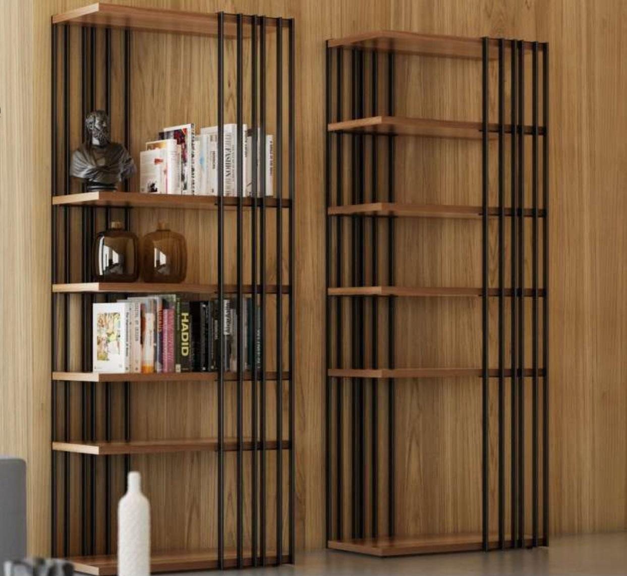 JVmoebel Bücherregal Moderne Hochglanz Wohnwand für das elegante Wohnzimmer, 1-tlg., Made in Europa JVmoebel Bücherregal Moderne Hochglanz Wohnwand für das elegante Wohnzimmer, 1-tlg., Made in Europa von JVmoebel