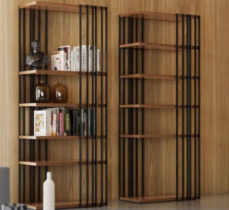 JVmoebel Bücherregal Moderne Hochglanz Wohnwand für das elegante Wohnzimmer, 1-tlg., Made in Europa JVmoebel Bücherregal Moderne Hochglanz Wohnwand für das elegante Wohnzimmer, 1-tlg., Made in Europa von JVmoebel