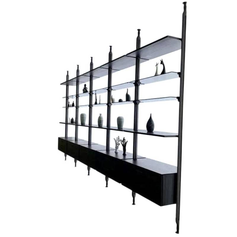 JVmoebel Bücherregal Regalwand Bücherregal Offenes Bibliotheksregal Bücherwand Regale, Made in Europe von JVmoebel