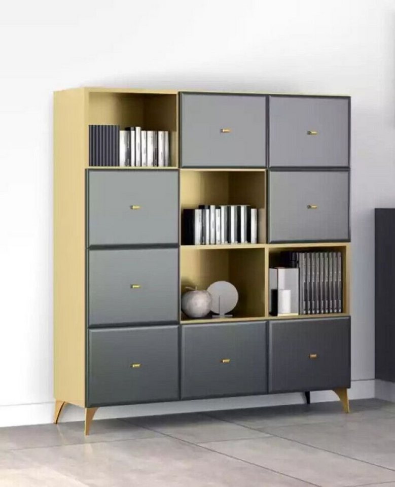 JVmoebel Bücherregal Schrank Bücherregal Standregal Raumteiler Fächer Regal Aktenschrank, 1-tlg., Made in Italy von JVmoebel