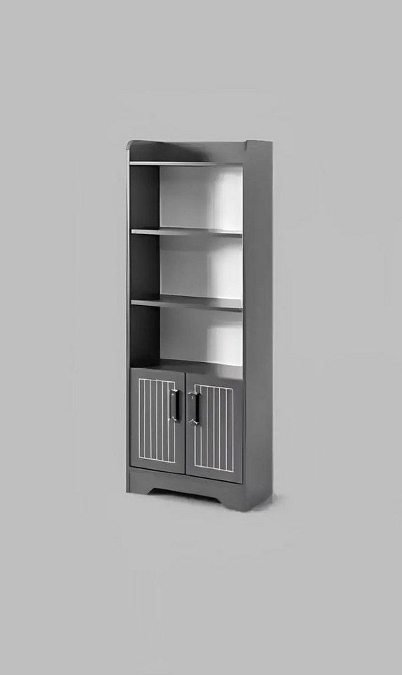 JVmoebel Bücherregal Vielseitiges Möbelstück: Braun-Schwarzer Regal-Schrank, Made in Europa JVmoebel Bücherregal Vielseitiges Möbelstück: Braun-Schwarzer Regal-Schrank, Made in Europa von JVmoebel