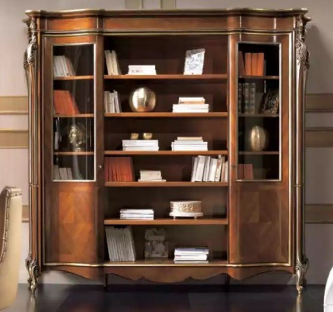 JVmoebel Bücherregal Vitrine Schrank Bücher Regal Anrichte Klassische Möbel Regale, 1-tlg., Made in Europa von JVmoebel