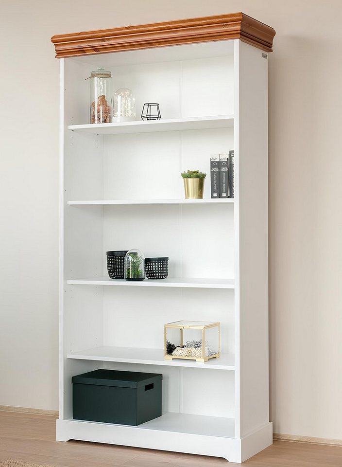 JVmoebel Bücherregal Wandregal Regal Bücherschrank Wohnwand Wohnzimmer Wand Regal Weiß, Made in Europa von JVmoebel