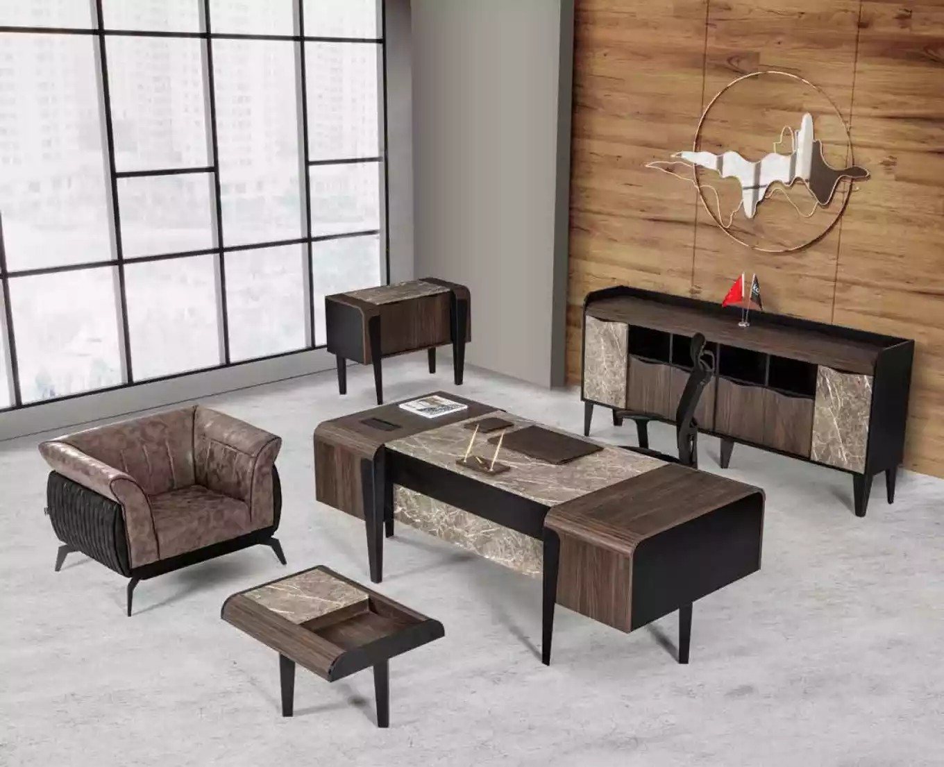 JVmoebel Büromöbel-Set Modernes Büromöbel-Set: Luxus Schreibtisch & Aktenschrank, Made in Europa JVmoebel Büromöbel-Set Modernes Büromöbel-Set: Luxus Schreibtisch & Aktenschrank, Made in Europa von JVmoebel