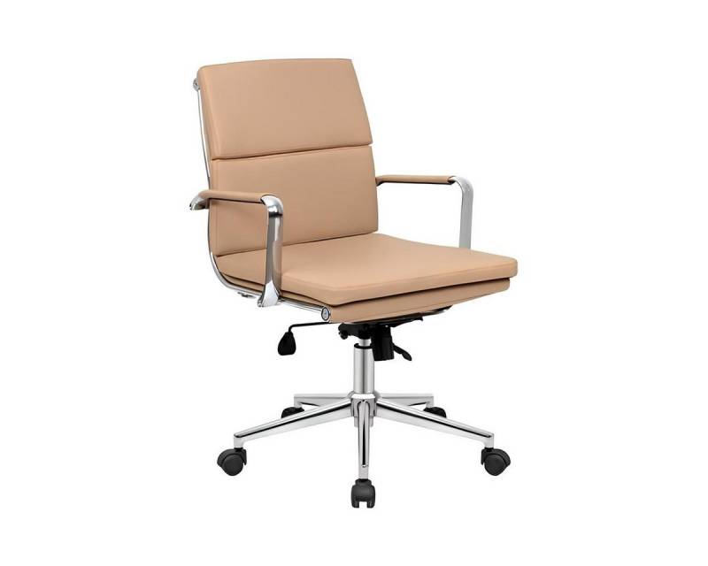 JVmoebel Bürostuhl Beiger Gaming Drehstuhl - Moderner Luxus Bürostuhl (1 St), Made in Europa von JVmoebel