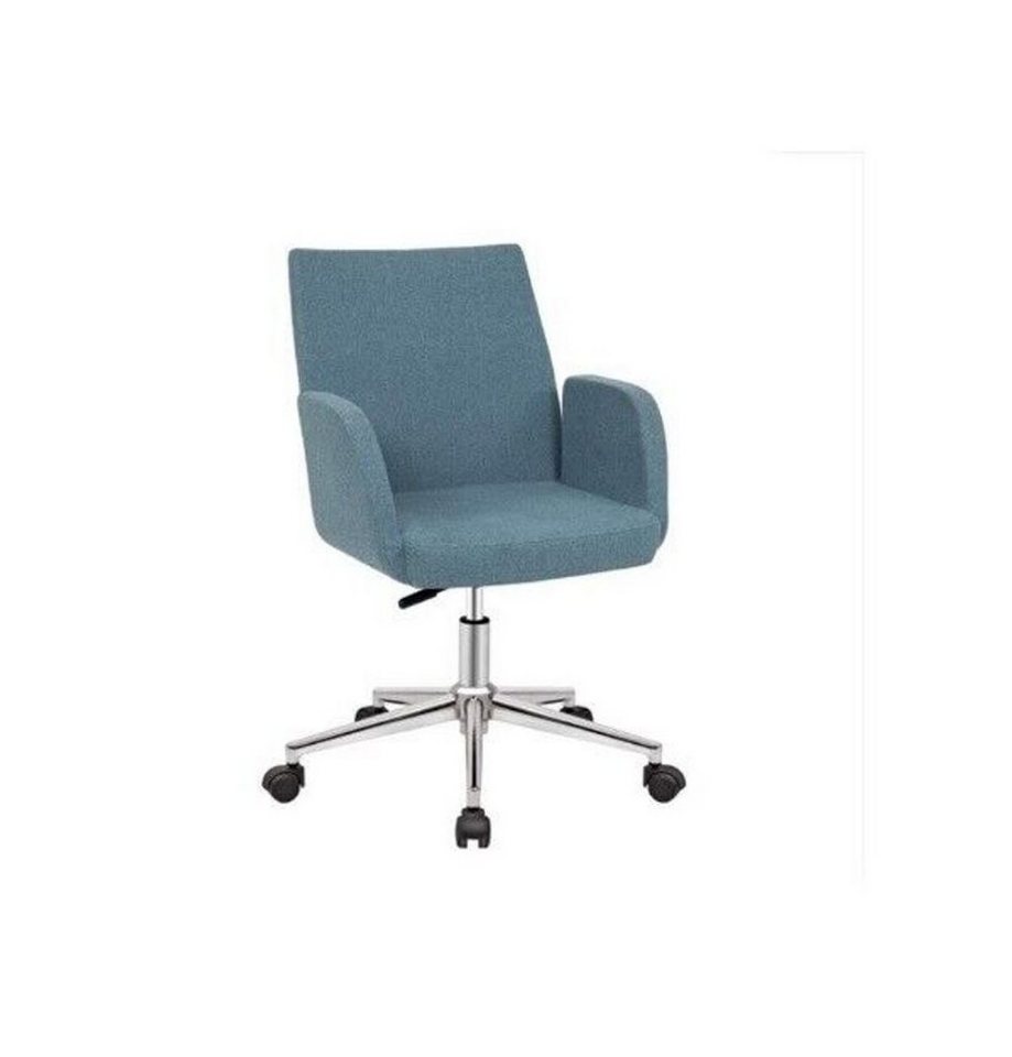 JVmoebel Bürostuhl Blauer Bürostuhl Designer Schreibtisch Drehstuhl Luxus Chefsessel Neu (1 St), Made in Europa von JVmoebel