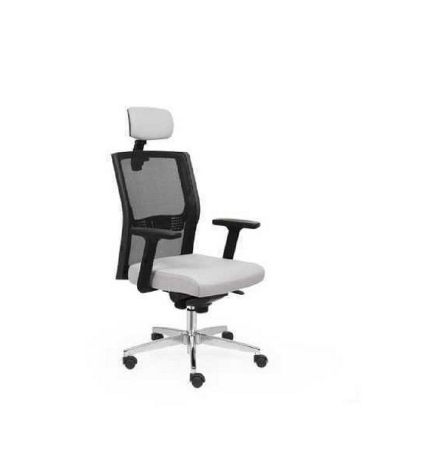 JVmoebel Bürostuhl Bürostühle Grau Schreibtischstuhl Drehstuhl Chefsessel Mesh-Design (1 St), Made in Europa von JVmoebel