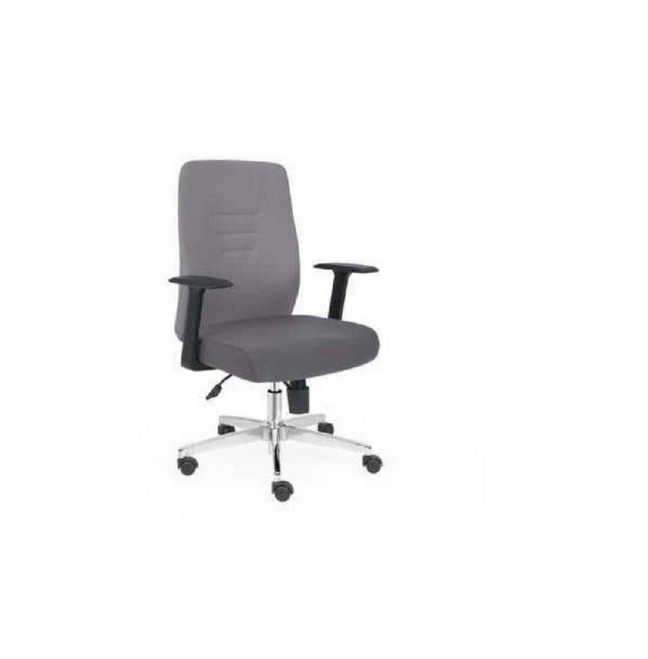 JVmoebel Bürostuhl Grau ergonomischer Gaming Stuhl Textil Büro Drehstuhl Executive (1 St), Made in Europa von JVmoebel