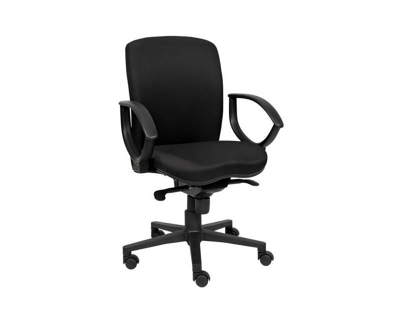 JVmoebel Bürostuhl Eleganter Gaming Stuhl Schwarz - Ergonomischer Bürodrehstuhl (1 St), Made in Europa von JVmoebel
