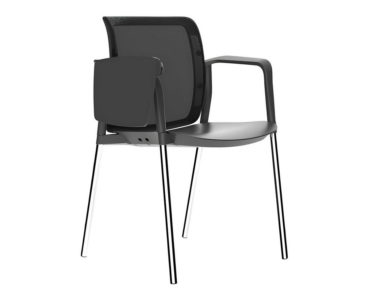 JVmoebel Bürostuhl Eleganter schwarzer Sessel in hochwertigem Design (1 St), Made in Europa von JVmoebel