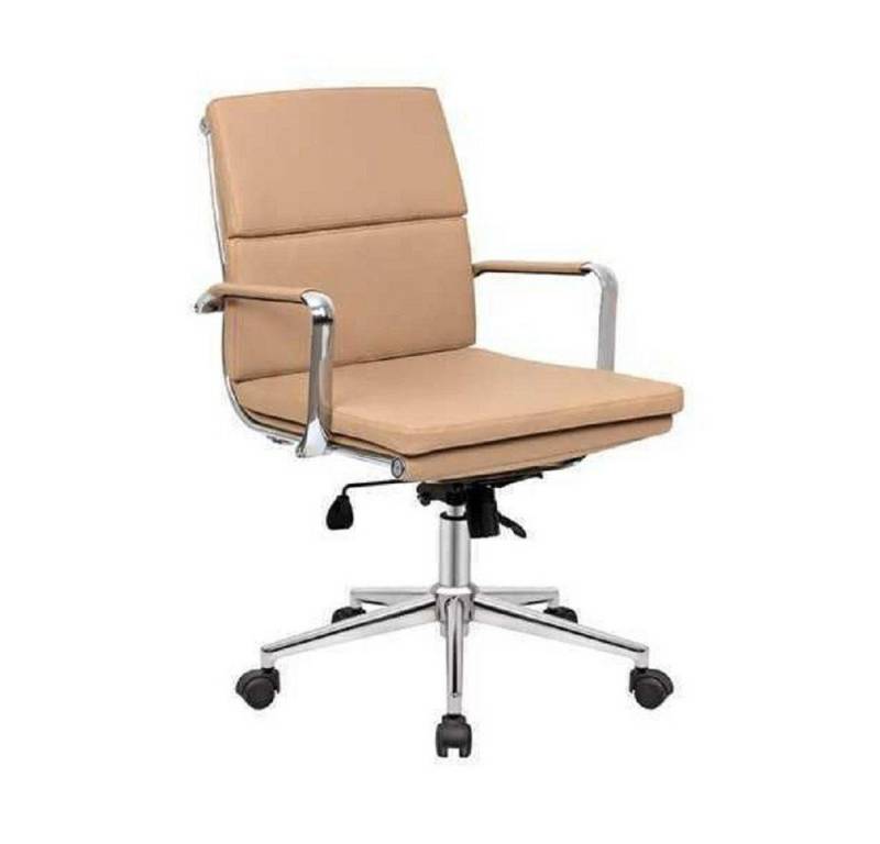JVmoebel Bürostuhl Luxuriöser Drehstuhl Beige Gaming moderner Einzelstuhl Bürostuhl (1 St), Made in Europa von JVmoebel