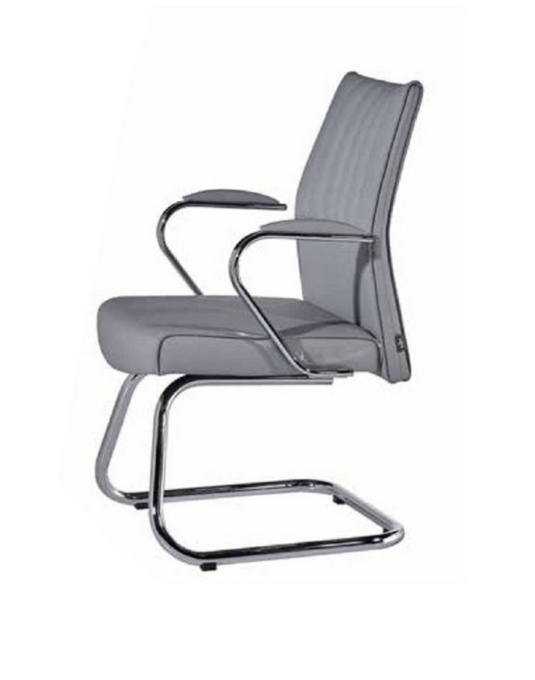 JVmoebel Bürostuhl Moderne Bürostuhl Sessel Bürosessel Wohnzimmer Arbeitsstuhl Grau Möbel (1 St), Made in Europa von JVmoebel