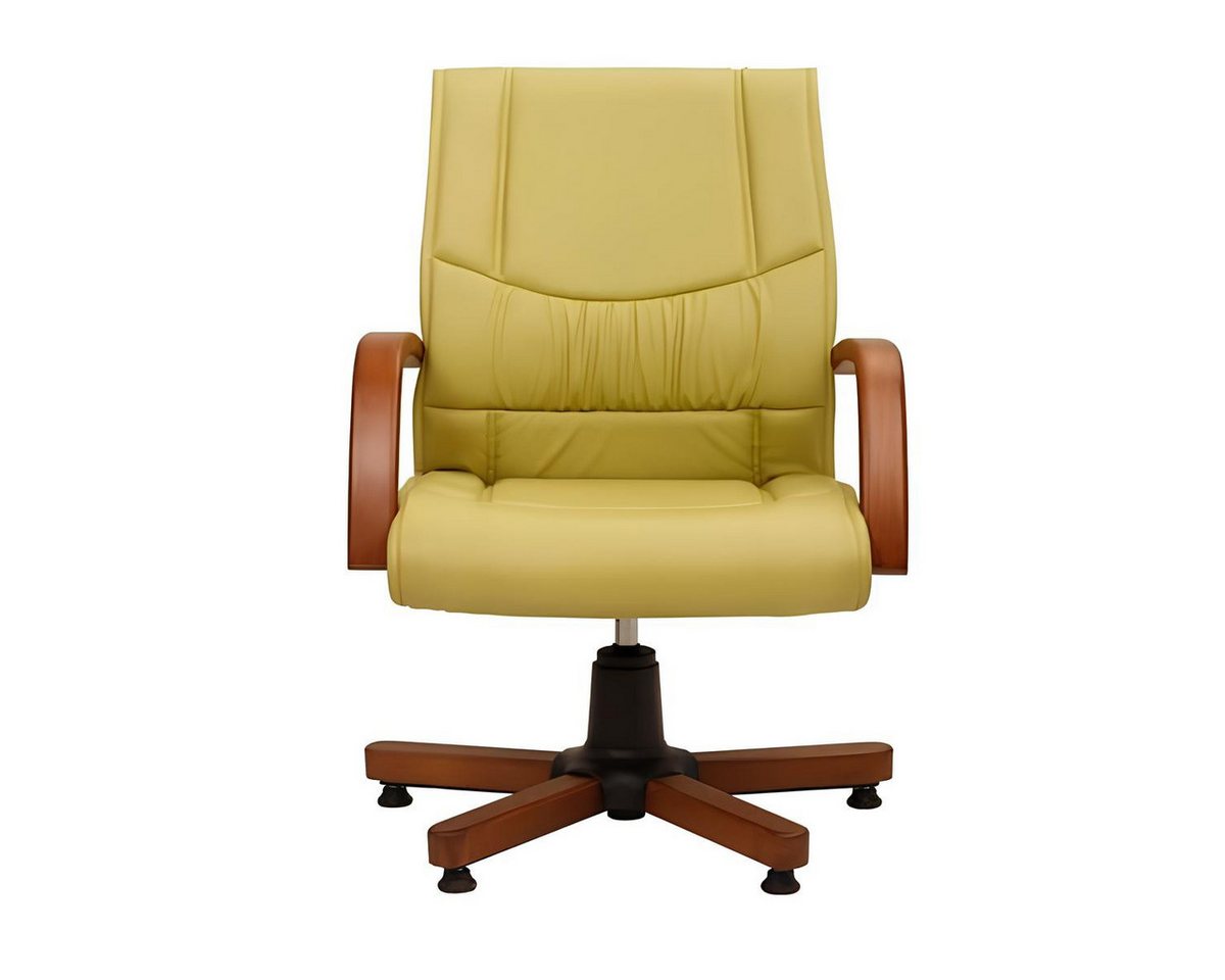 JVmoebel Bürostuhl Moderner Bürostuhl in Grün - Kunstleder Drehstuhl für Computer (1 St), Made in Europa von JVmoebel