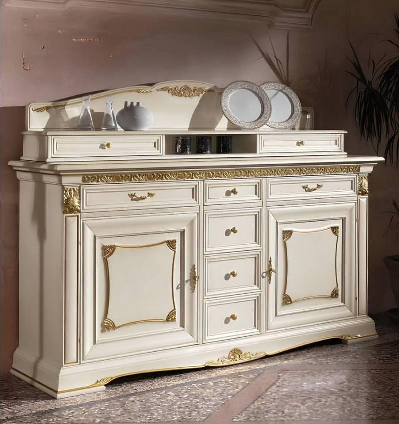 JVmoebel Buffet Eleganter Wandschrank aus edlem Holz für das Esszimmer im Barockstil Made in Europa von JVmoebel