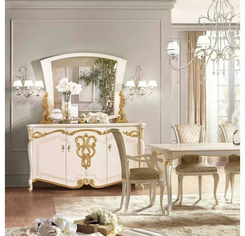 JVmoebel Buffet XXL Kommode Kommoden Schrank Anrichte Konsole Klassische Möbel Weiß Made in Europa von JVmoebel