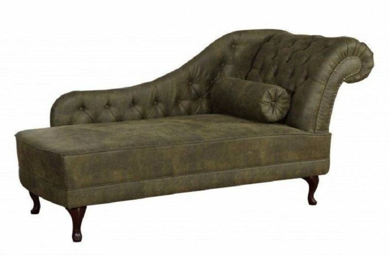 JVmoebel Chaiselongue Vintage Lederliege Chesterfield Pako – Klassik trifft Komfort, Made in Europa von JVmoebel
